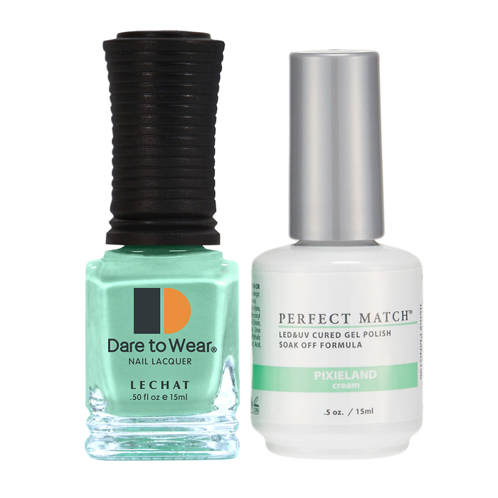 LeChat Perfect Match Nail Lacquer And Gel Polish, PMS196, Fairy Collection, Pixieland, 0.5oz KK0823