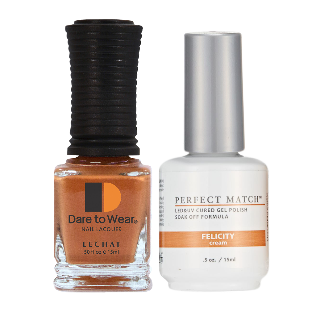 LeChat Perfect Match Nail Lacquer And Gel Polish, PMS205, Modern Muse Collection, Felicity, 0.5oz KK0823