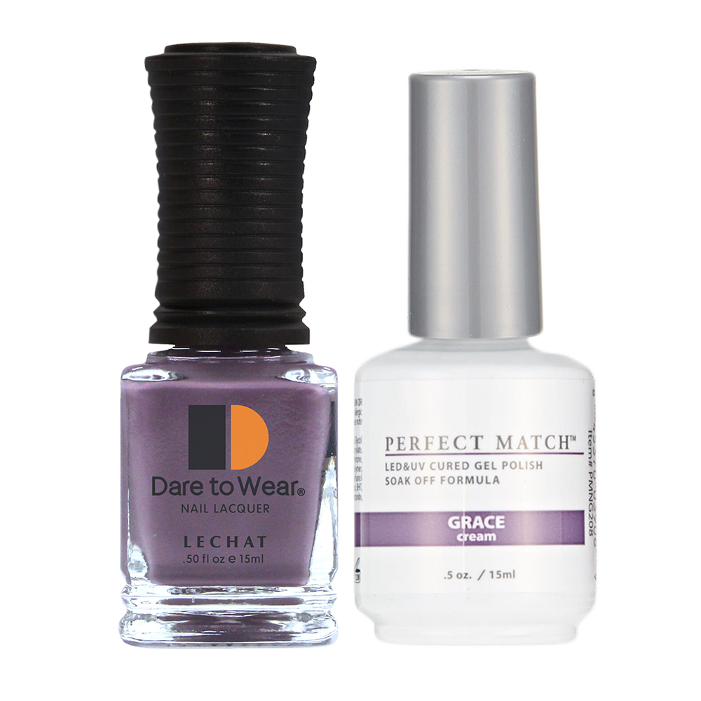 LeChat Perfect Match Nail Lacquer And Gel Polish, PMS208, Modern Muse Collection, Grace, 0.5oz KK0828