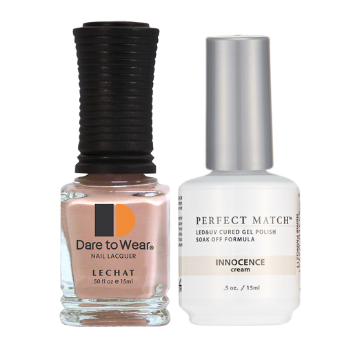LeChat Perfect Match Nail Lacquer And Gel Polish, PMS211, Exposed Collection, Innocence , 0.5oz KK0823