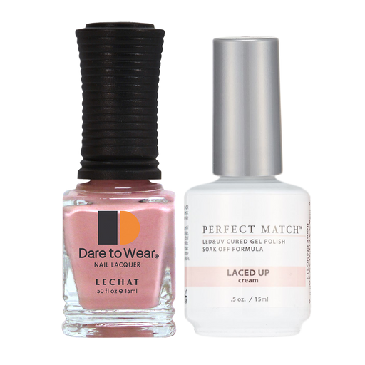 LeChat Perfect Match Nail Lacquer And Gel Polish, PMS212, Exposed Collection, Laced Up, 0.5oz KK0823