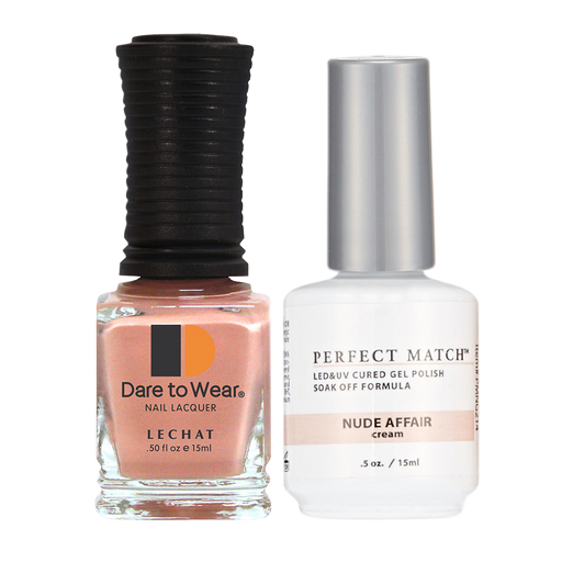 LeChat Perfect Match Nail Lacquer And Gel Polish, PMS214, Exposed Collection, Nude Affair, 0.5oz KK0823