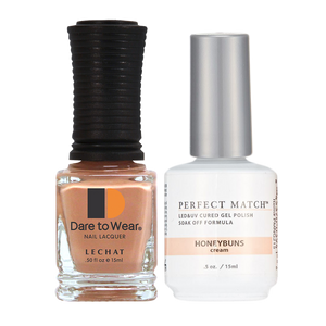 LeChat Perfect Match Nail Lacquer And Gel Polish, PMS215, Exposed Collection, Honeybuns, 0.5oz KK0823