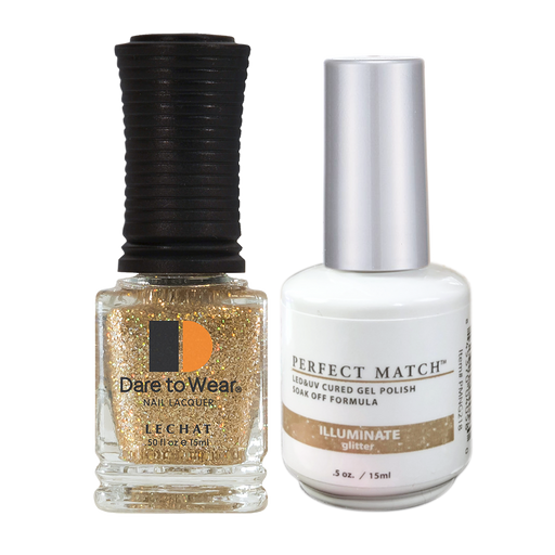 LeChat Perfect Match Nail Lacquer And Gel Polish, PMS218, Moon Goddess Collection, Illuminate, 0.5oz KK0823