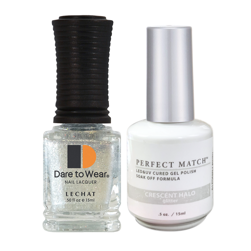 LeChat Perfect Match Nail Lacquer And Gel Polish, PMS219, Moon Goddess Collection, Crescent Halo, 0.5oz KK0823