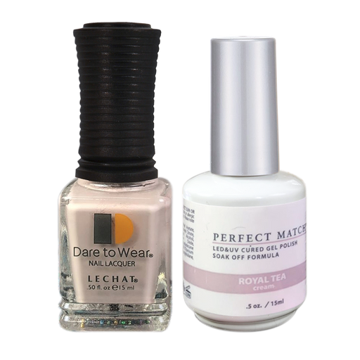 LeChat Perfect Match Nail Lacquer And Gel Polish, PMS224, English Rose Collection, Royal Tea, 0.5oz KK0823