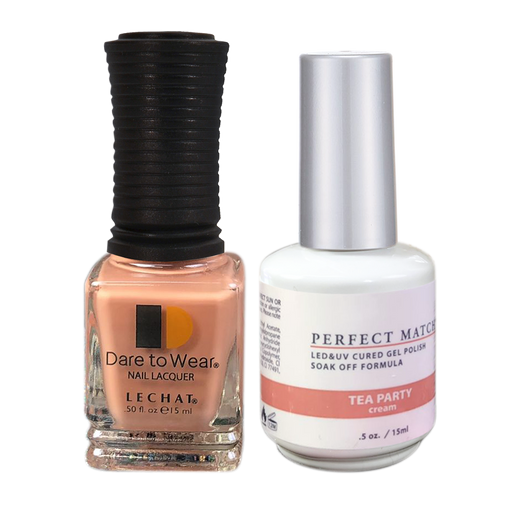 LeChat Perfect Match Nail Lacquer And Gel Polish, PMS225, English Rose Collection, Tea Party, 0.5oz KK0823