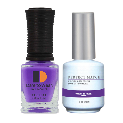 LeChat Perfect Match Nail Lacquer And Gel Polish, PMS233, IndieFest Collection, Wild & Free, 0.5oz KK0823