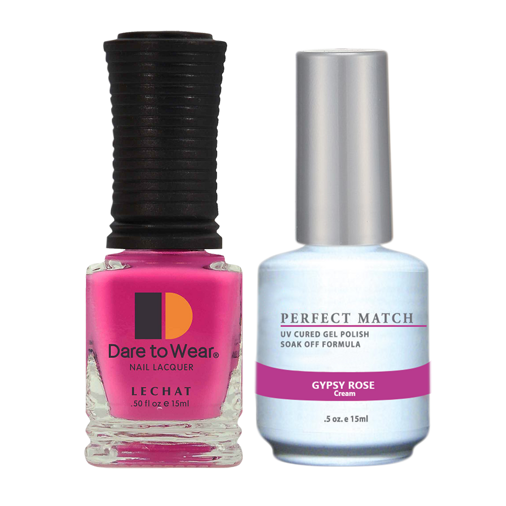 LeChat Perfect Match Nail Lacquer And Gel Polish, PMS234, IndieFest Collection, Gypsy Rose, 0.5oz KK0823