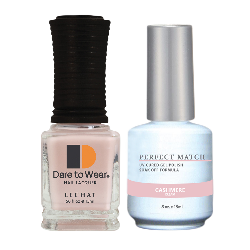LeChat Perfect Match Nail Lacquer And Gel Polish, PMS235, Color Me Autumn Collection, Cashmere, 0.5oz KK1030