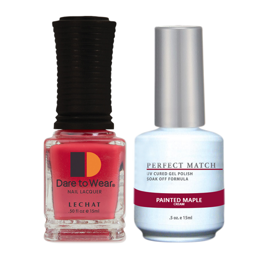 LeChat Perfect Match Nail Lacquer And Gel Polish, PMS238, Color Me Autumn Collection, Painted Maple, 0.5oz KK1030