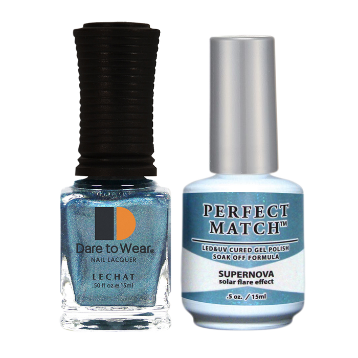 LeChat Perfect Match Nail Lacquer And Gel Polish, SPECTRA Collection, SPMS06, Supernova, 0.5oz KK0919