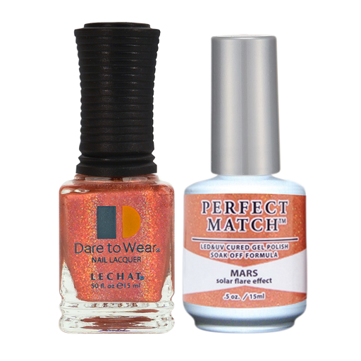 LeChat Perfect Match Nail Lacquer And Gel Polish, SPECTRA Collection, SPMS08, Mars, 0.5oz KK0919