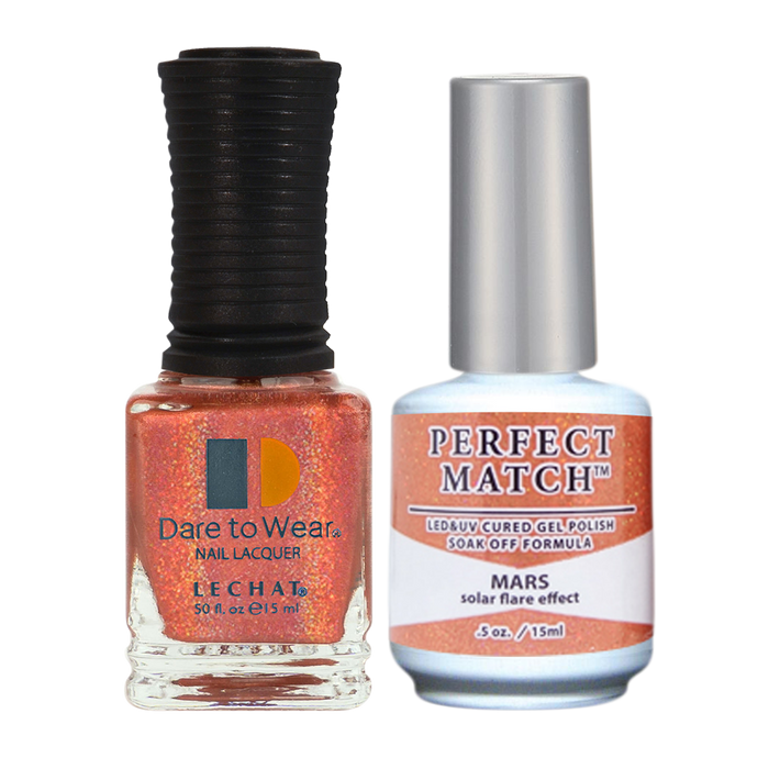 LeChat Perfect Match Nail Lacquer And Gel Polish, SPECTRA Collection, SPMS08, Mars, 0.5oz KK0919