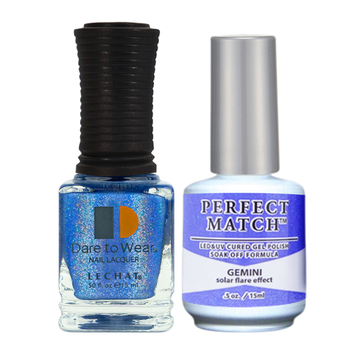 LeChat Perfect Match Nail Lacquer And Gel Polish, SPECTRA Collection, SPMS10, Gemini, 0.5oz KK0919