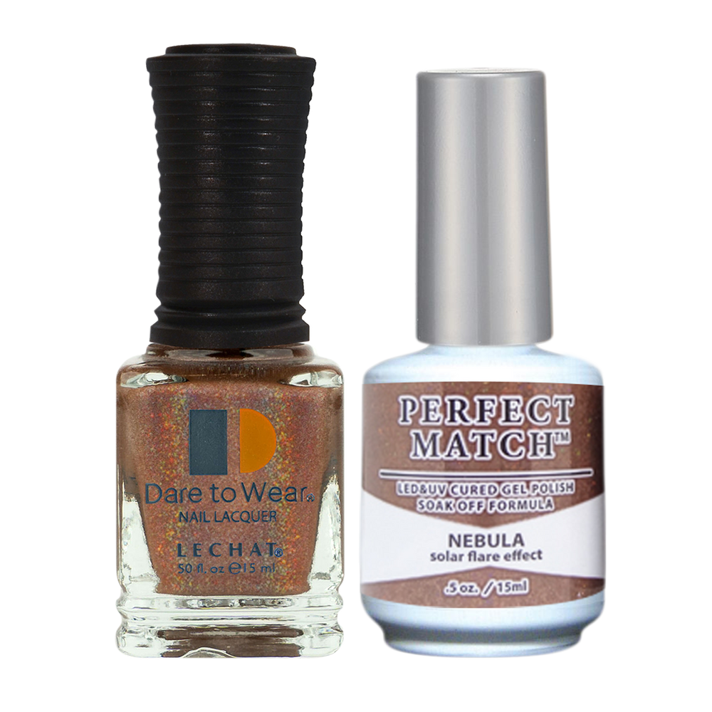 LeChat Perfect Match Nail Lacquer And Gel Polish, SPECTRA Collection, SPMS14, Nebula, 0.5oz KK0919