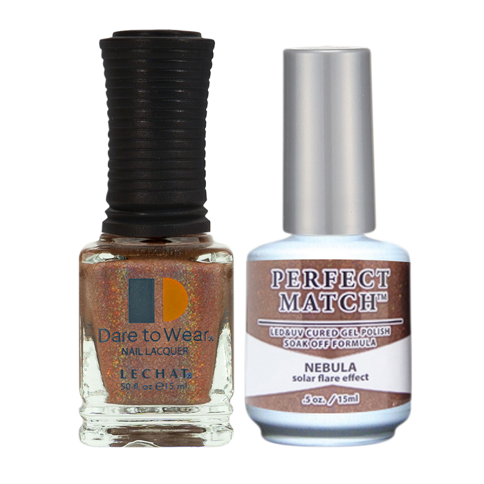 LeChat Perfect Match Nail Lacquer And Gel Polish, SPECTRA Collection, SPMS14, Nebula, 0.5oz KK0919