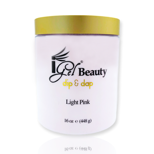 iGel Acrylic/Dipping Powder, Pink & White Collection, DP013, LIGHT PINK, 16oz