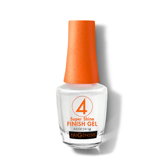 Nugenesis Dipping Gel, #04, GEL FINISH (Orange Cap), 0.5oz (Packing: 112 pcs/case)