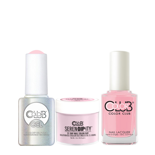 Color Club 3in1 Dipping Powder + Gel Polish + Nail Lacquer , Serendipity, Little Miss Paris, 1oz, 05XDIP937-1 KK