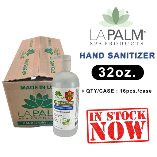 La Palm Hand Sanitizer GEL, CASE, 32oz, 16pcs/case OK0312VD