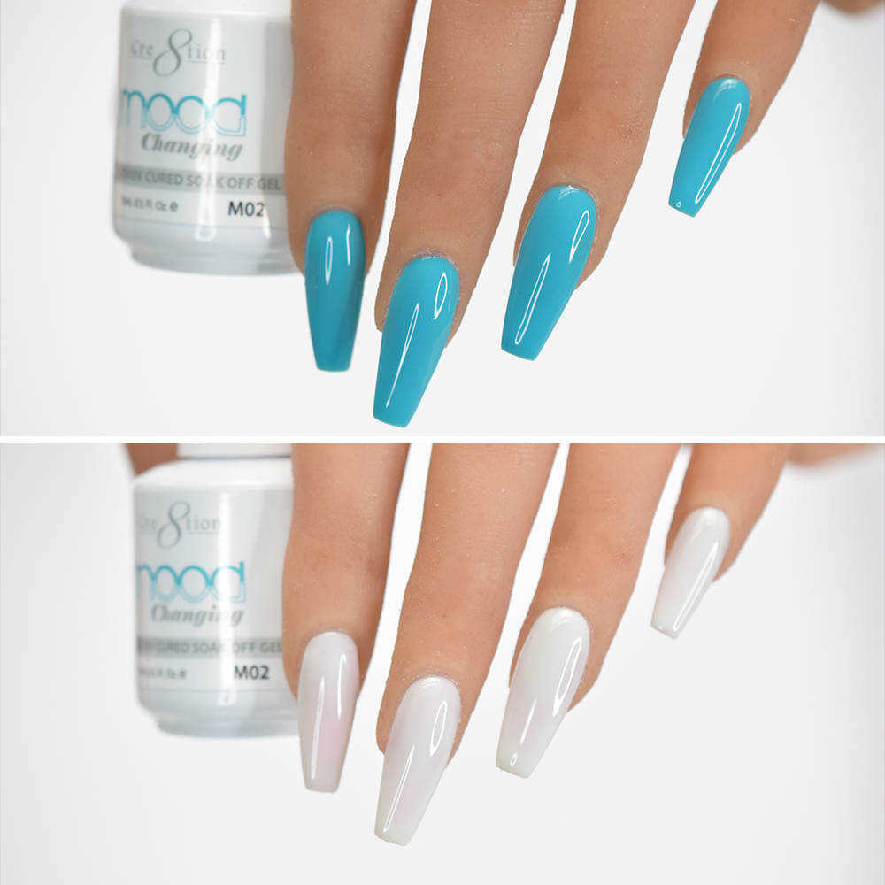 Cre8tion Mood Changing Gel Polish, M02, 0.5oz