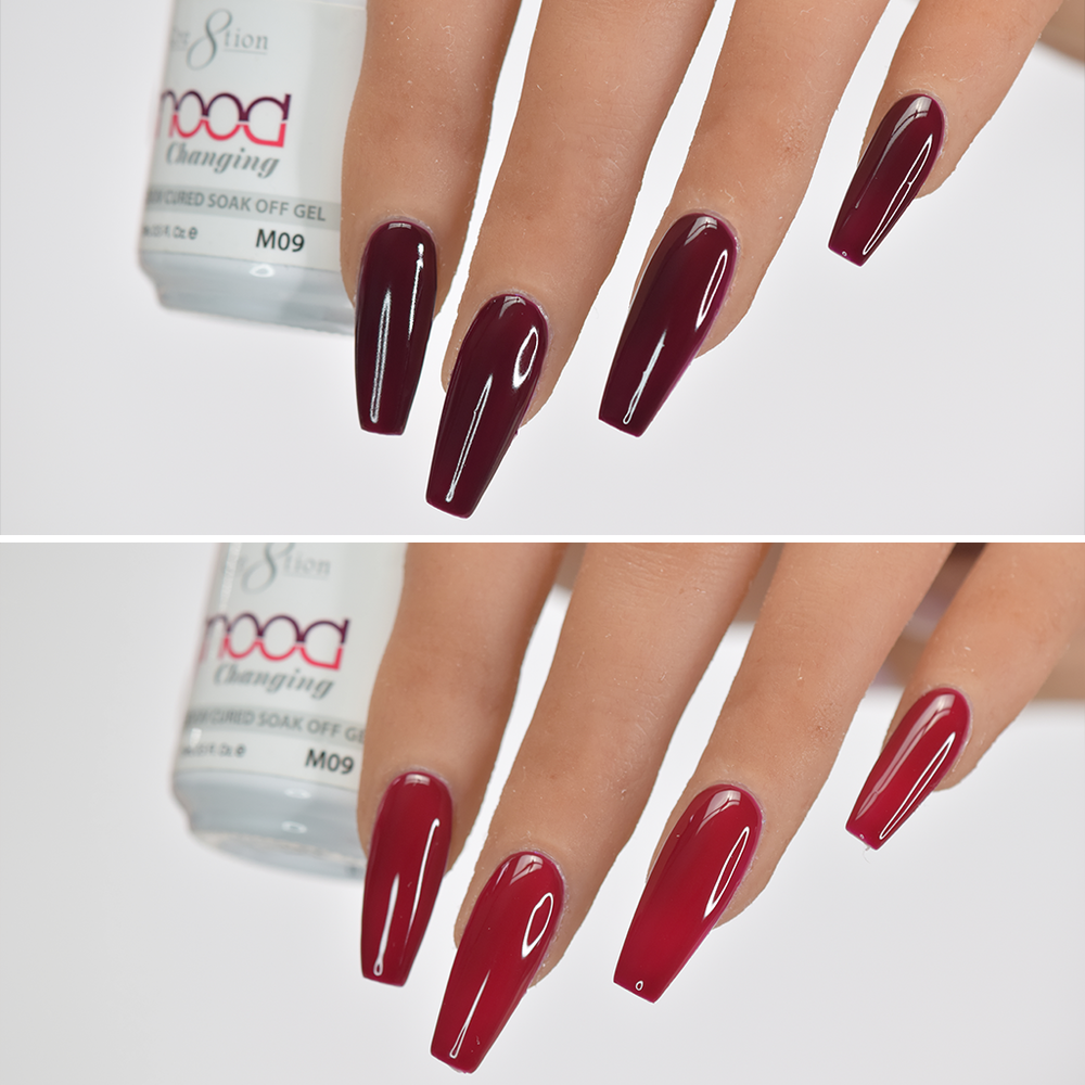 Cre8tion Mood Changing Gel Polish, M09, 0.5oz