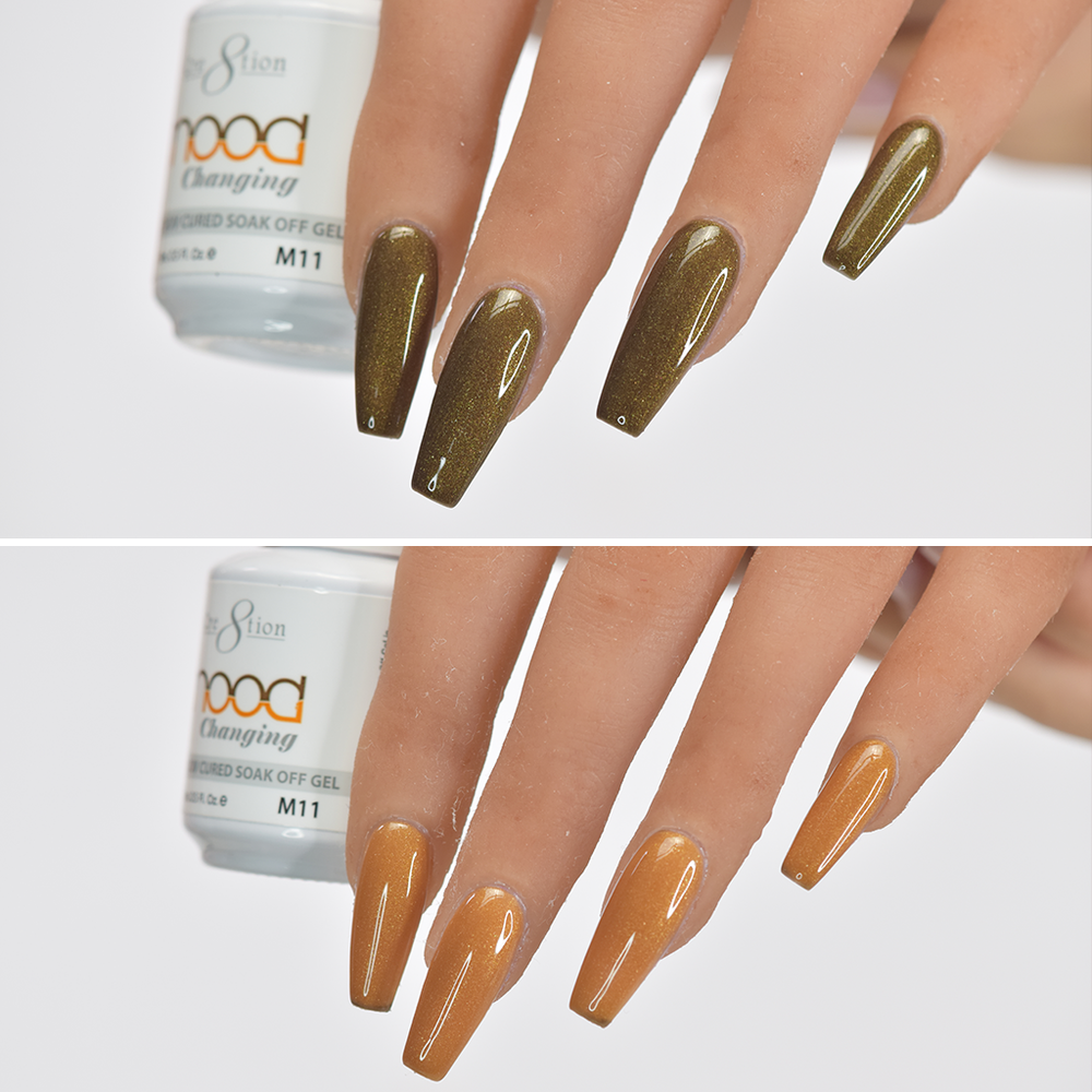 Cre8tion Mood Changing Gel Polish, M11, 0.5oz