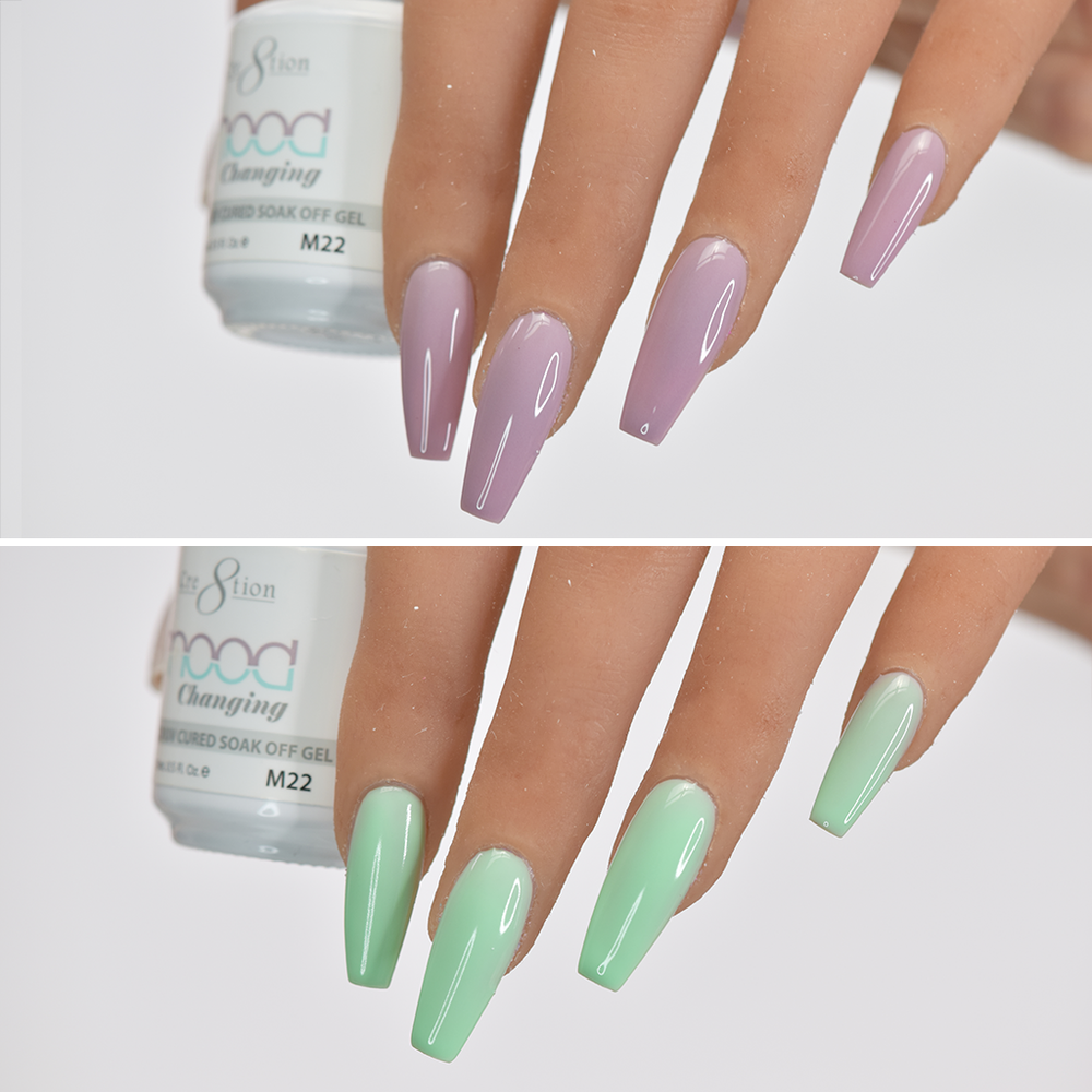 Cre8tion Mood Changing Gel Polish, M22, 0.5oz