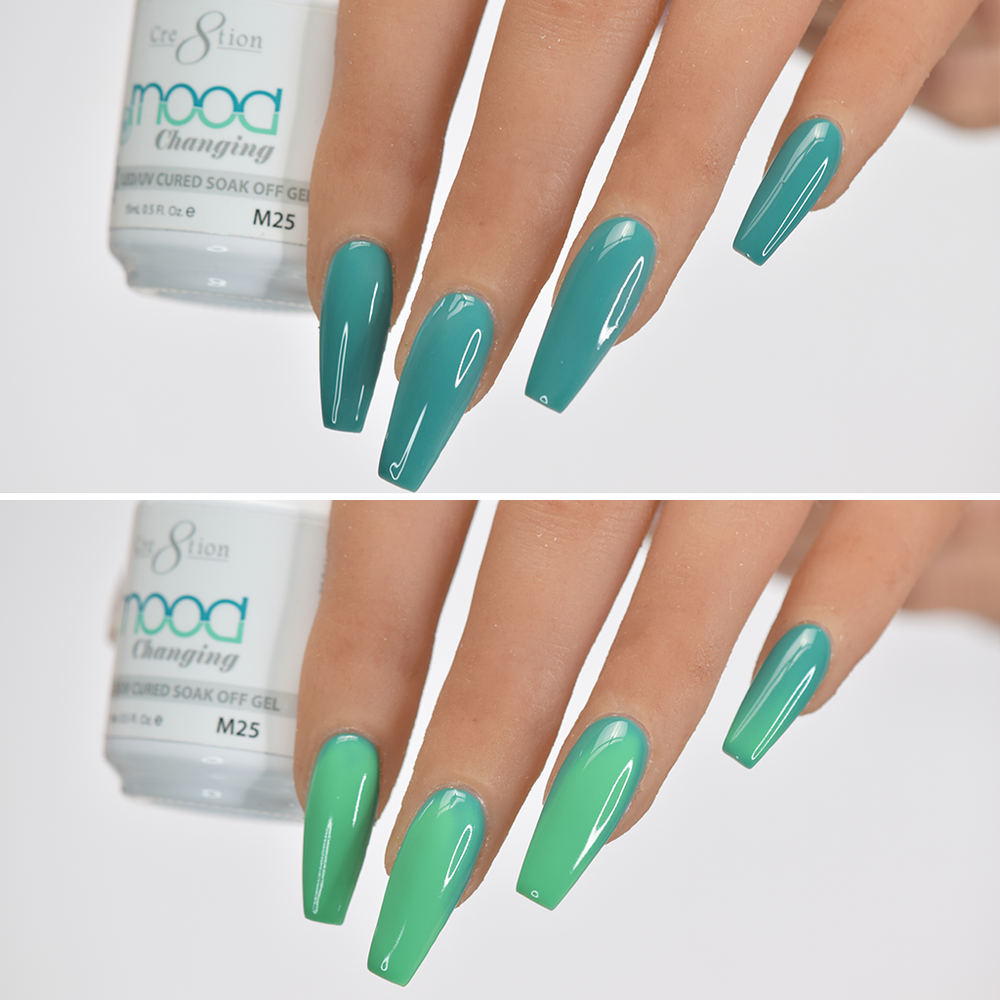 Cre8tion Mood Changing Gel Polish, M25, 0.5oz