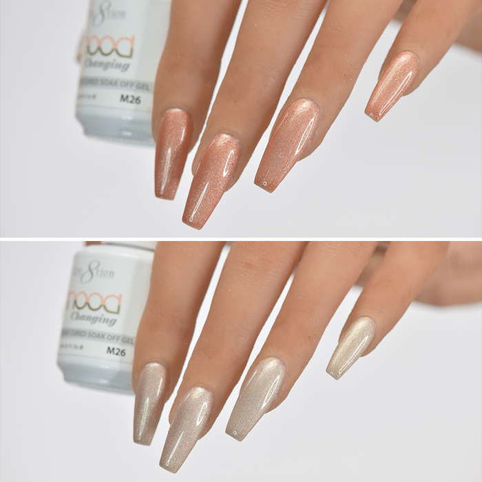 Cre8tion Mood Changing Gel Polish, M26, 0.5oz