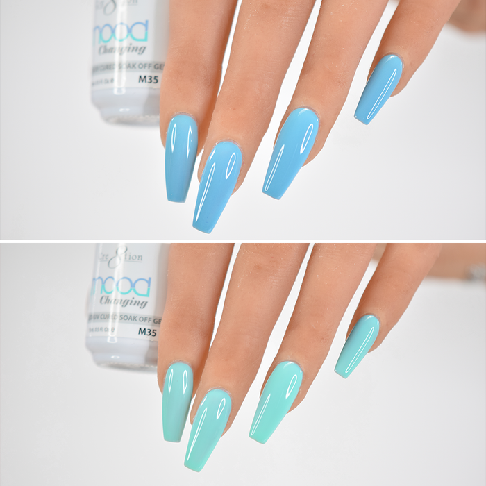 Cre8tion Mood Changing Gel Polish, M35, 0.5oz