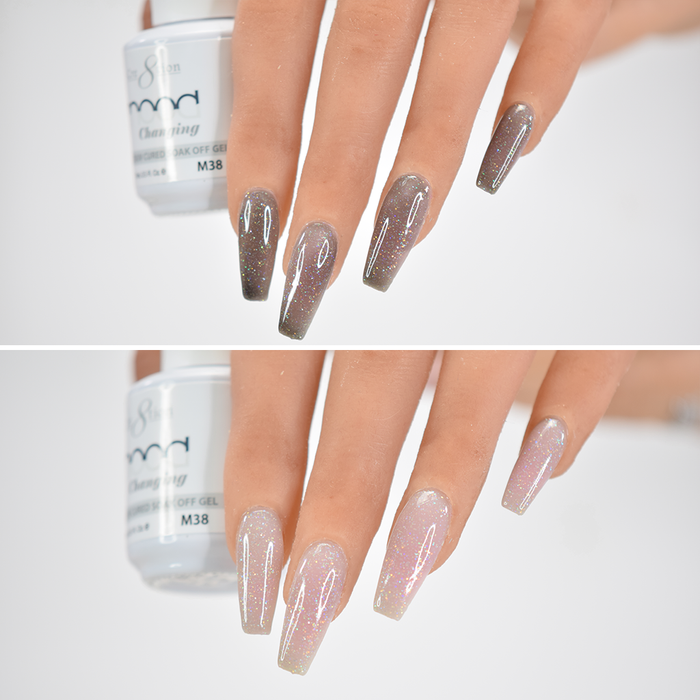 Cre8tion Mood Changing Gel Polish, M38, 0.5oz