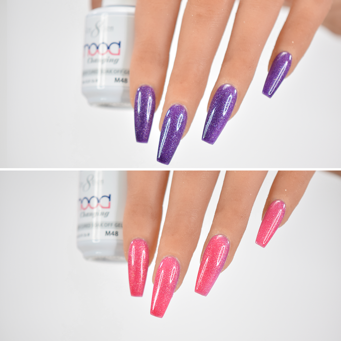 Cre8tion Mood Changing Gel Polish, M48, 0.5oz
