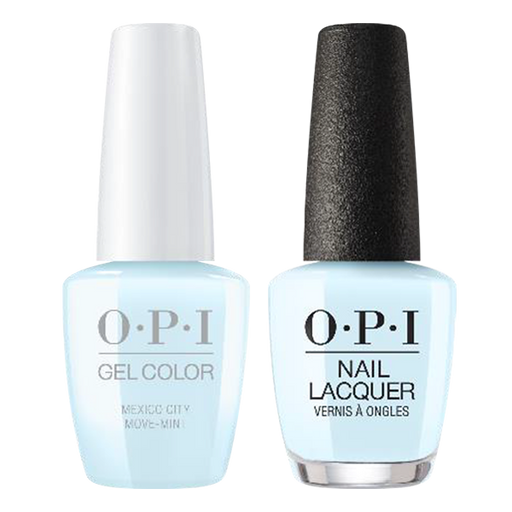 OPI Gelcolor And Nail Lacquer, Mexico City - Spring 2020 Collection, M83, Mexico City Move-Mint, 0.5oz OK1017VD
