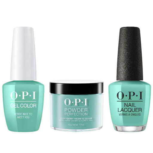 OPI 3in1, Mexico City - Spring 2020 Collection, M84, Verde Nice To Meet You OK1017VD