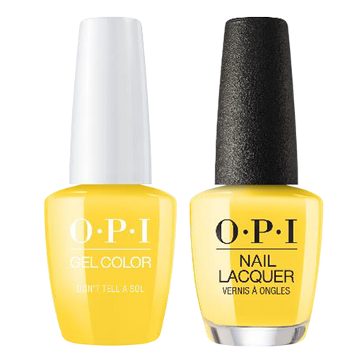 OPI Gelcolor And Nail Lacquer, Mexico City - Spring 2020 Collection, M85, Don't Tell A Sol, 0.5oz OK1017VD