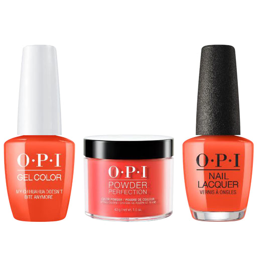 OPI 3in1, Mexico City - Spring 2020 Collection, M89, My Chihuahua Doesn't Bite Anymore OK1017VD