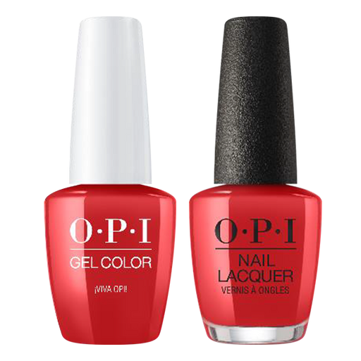 OPI Gelcolor And Nail Lacquer, Mexico City - Spring 2020 Collection, M90, iViva Opi!, 0.5oz OK1017VD