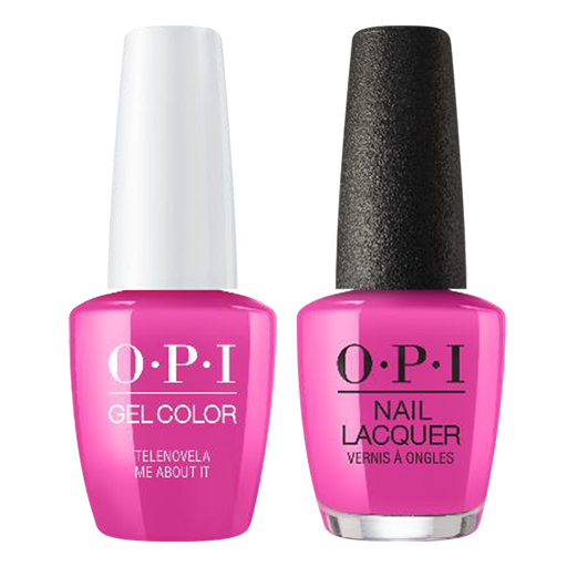 OPI Gelcolor And Nail Lacquer, Mexico City - Spring 2020 Collection, M91, Telenovela Me About It, 0.5oz OK1017VD
