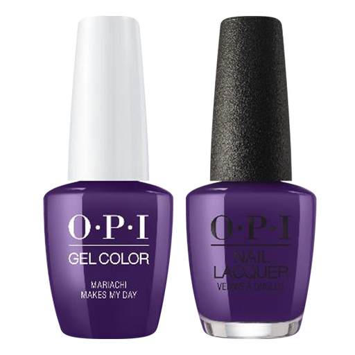 OPI Gelcolor And Nail Lacquer, Mexico City - Spring 2020 Collection, M93, Mariachi Makes My Day, 0.5oz OK1017VD
