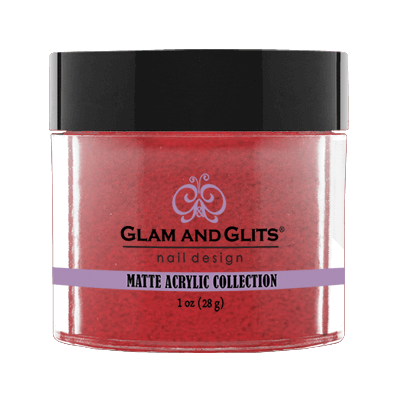 G & G Matte Acrylic Powder, MAT641, Red Velvet, 1oz OK0122VD