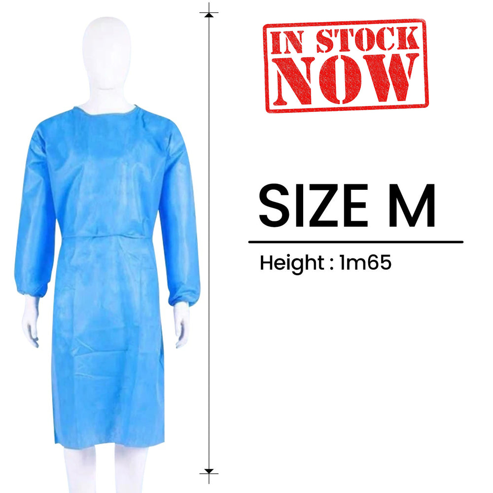 Disposable Protective  Isolation Gown, BLUE, Size M OK0416VD