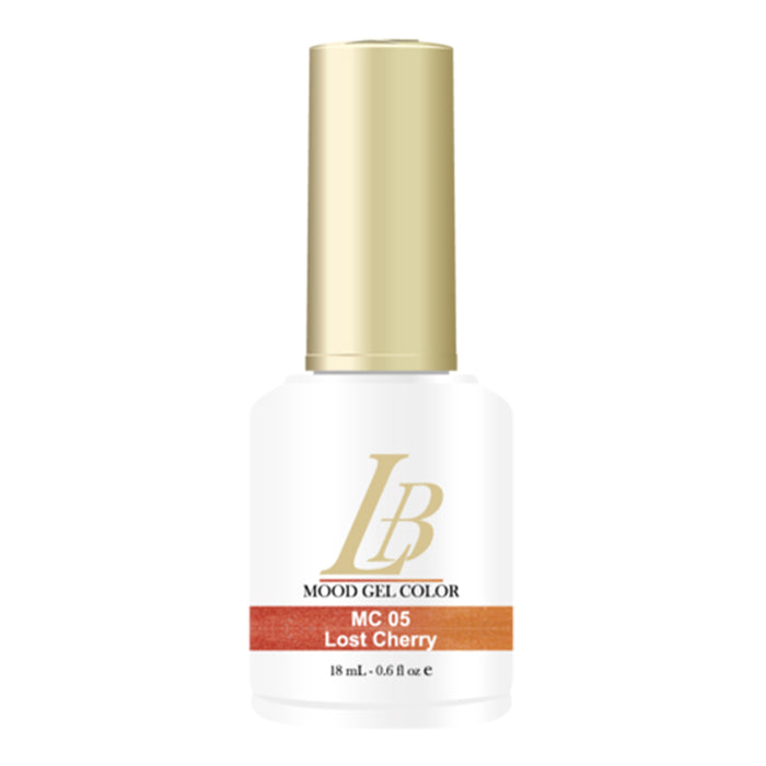 iGel LB Mood Gel Polish, MC05, Lost Cherry, 0.6oz KK1003