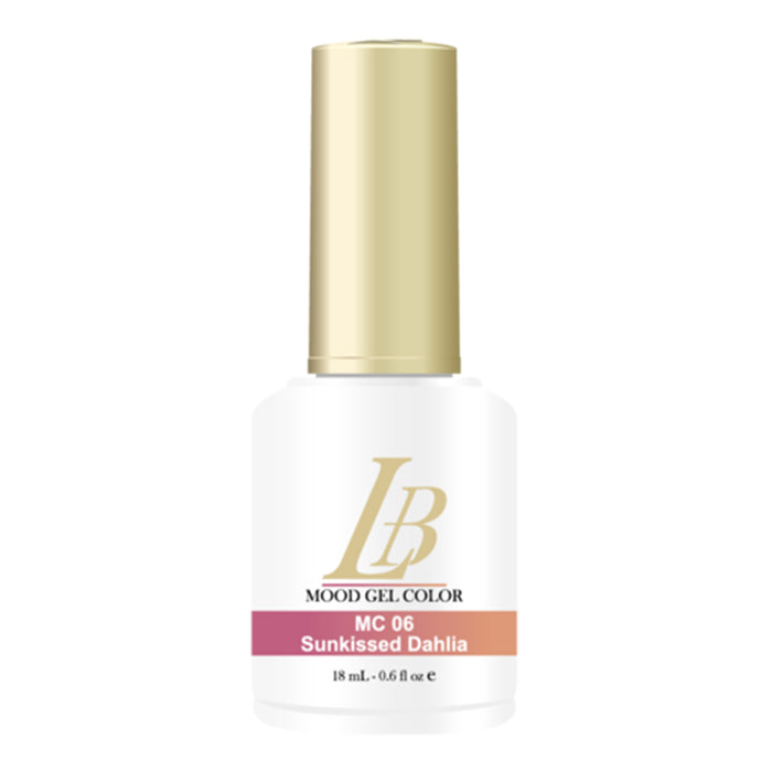 iGel LB Mood Gel Polish, MC06, Sunkissed Dahlia, 0.6oz KK1003