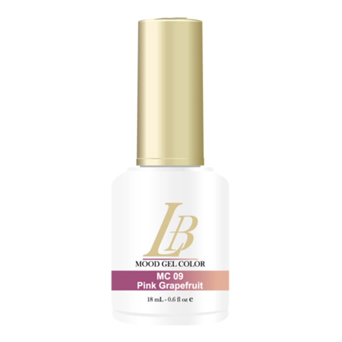 iGel LB Mood Gel Polish, MC09, Pink Grapefruit, 0.6oz KK1003