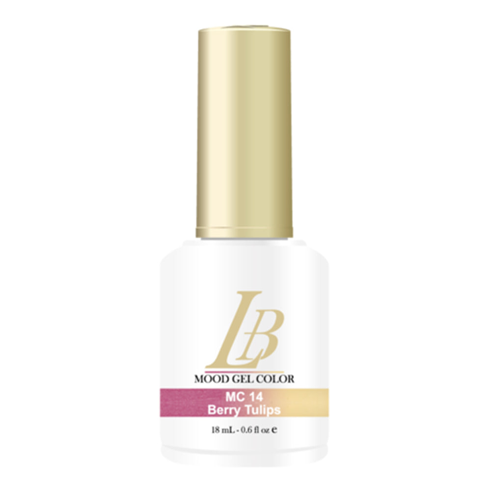 iGel LB Mood Gel Polish, MC14, Berry Tulips, 0.6oz KK1003