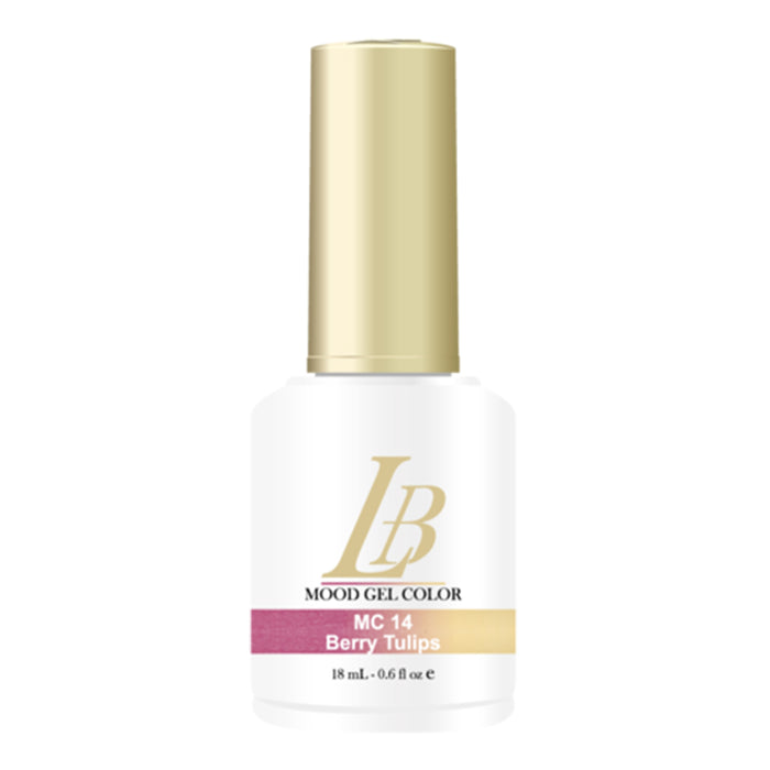 iGel LB Mood Gel Polish, MC14, Berry Tulips, 0.6oz KK1003
