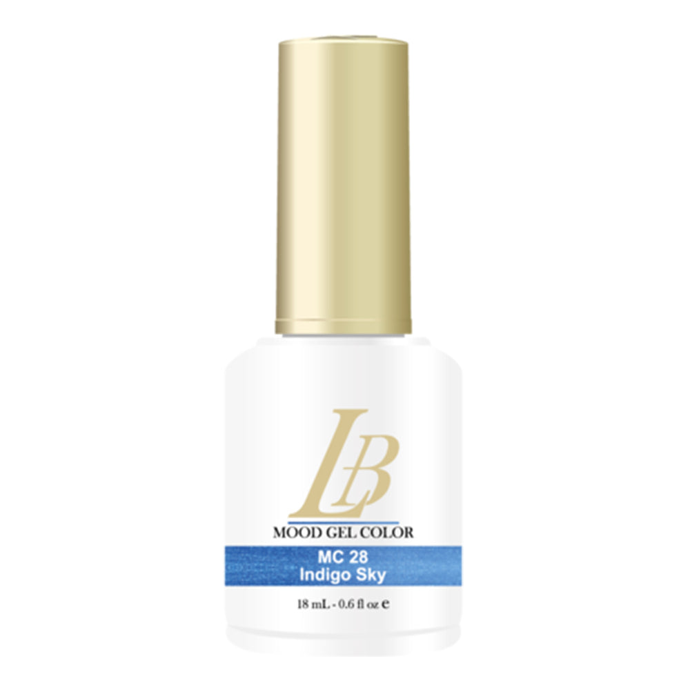 iGel LB Mood Gel Polish, MC28, Indigo Sky, 0.6oz KK1003