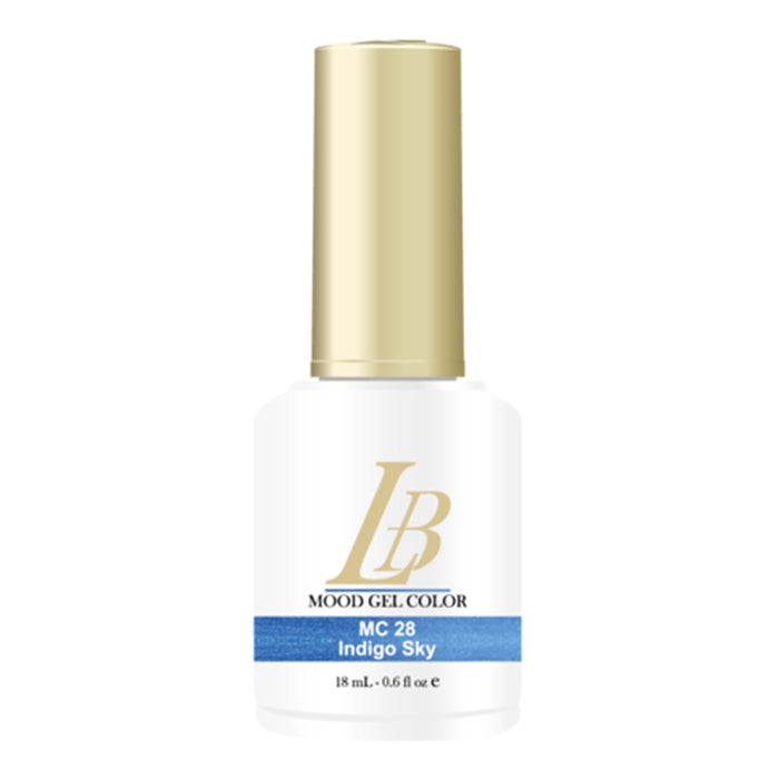 iGel LB Mood Gel Polish, MC28, Indigo Sky, 0.6oz KK1003